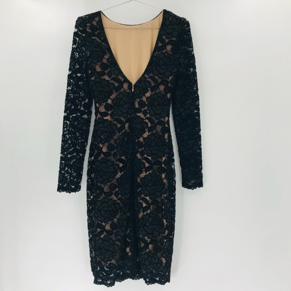 Dress the Population Black Lace Midi Dress - Picture 7 of 10